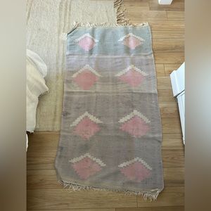 3’ X 6’ (approx) Vintage Turkish Kilim Rug